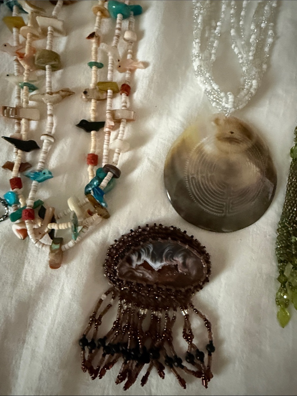 Assorted Women's Beaded and Shell Necklace Set - Multicolor - Picture 5 of 12